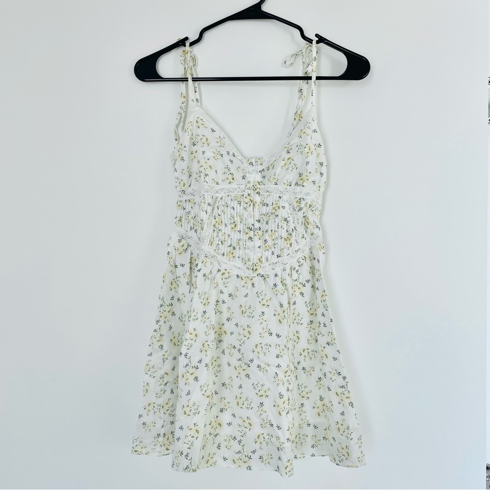 Floral White Sundress